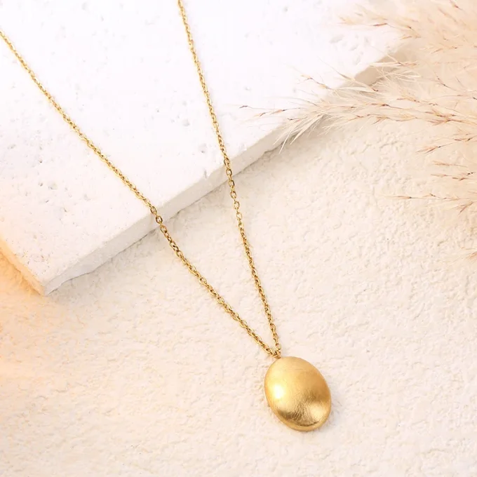 Collier à Graver Angravure Personnalisable en Acier Inoxydable