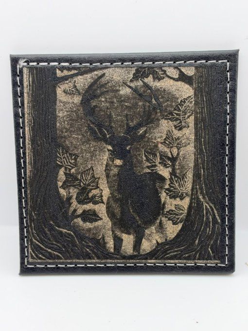 Dessous de verre cerf