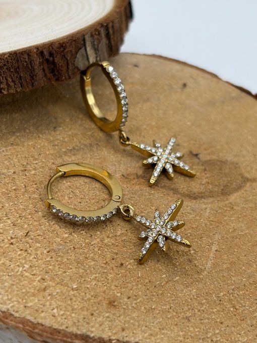 Boucles oreilles constellations 